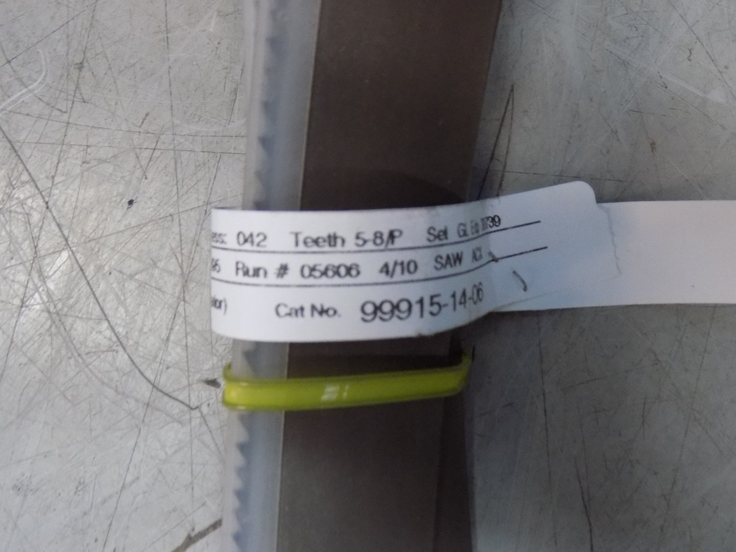 Starrett Welded Band Saw Blade 6" L x 1-1/4" W 14Ft . Cobalt  20739