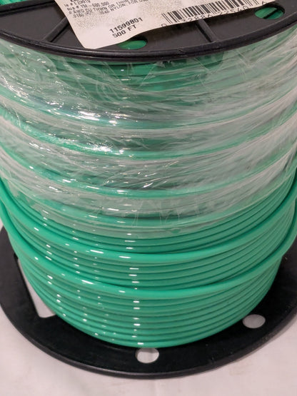 Southwire Building Wire: THHN, 10.000 AWG, Nylon, Solid Core, 500' L 115998