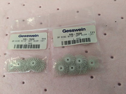 3M Radial Bristle Discs 9/16" Pkg of 24 145-1520