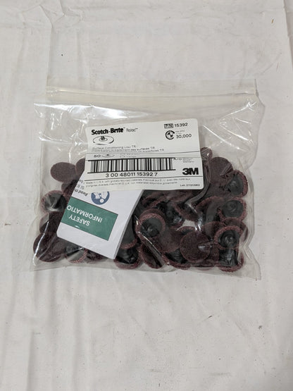 3M Quick-Change Disc: Roloc TR, 1" Dia, Silicon Carbide Bag of 50 7000021280