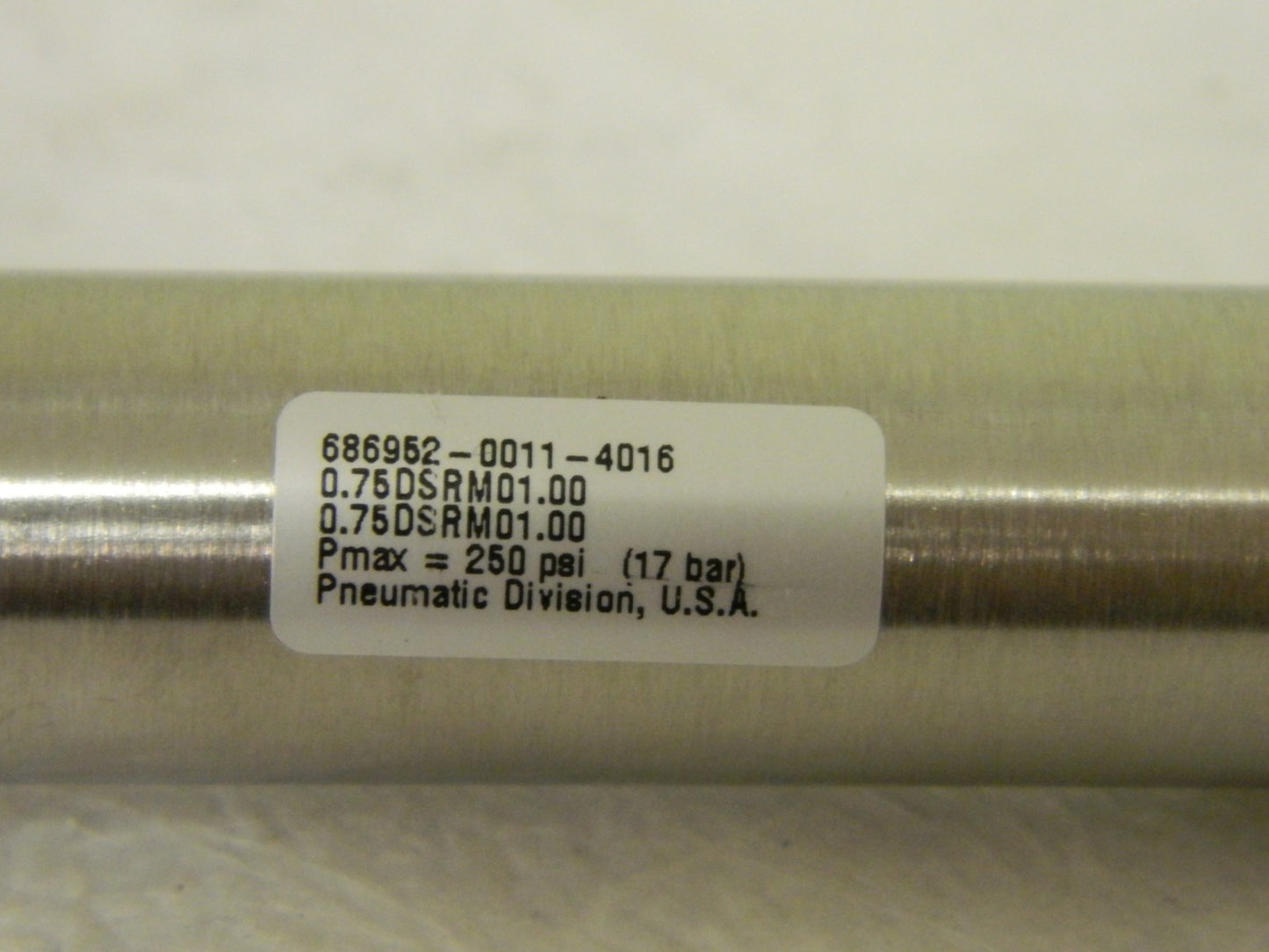 Parker Non-Repair Magnetic Cylinder 3/4" Bore x 1" Stroke 0.75DSRM01.0