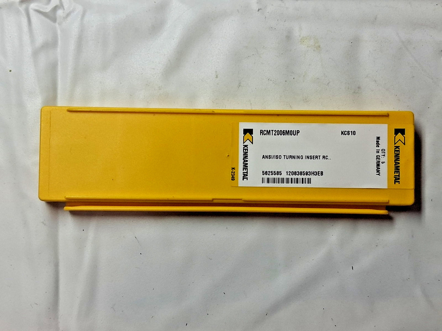 Kennametal Carbide TURNING INSERTS QTY5 RCMT2006M0UP 5625585