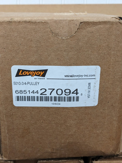 Lovejoy Spring Loaded Variable Speed Pulley 1.72" Min Pitch 3-1/2" L 6