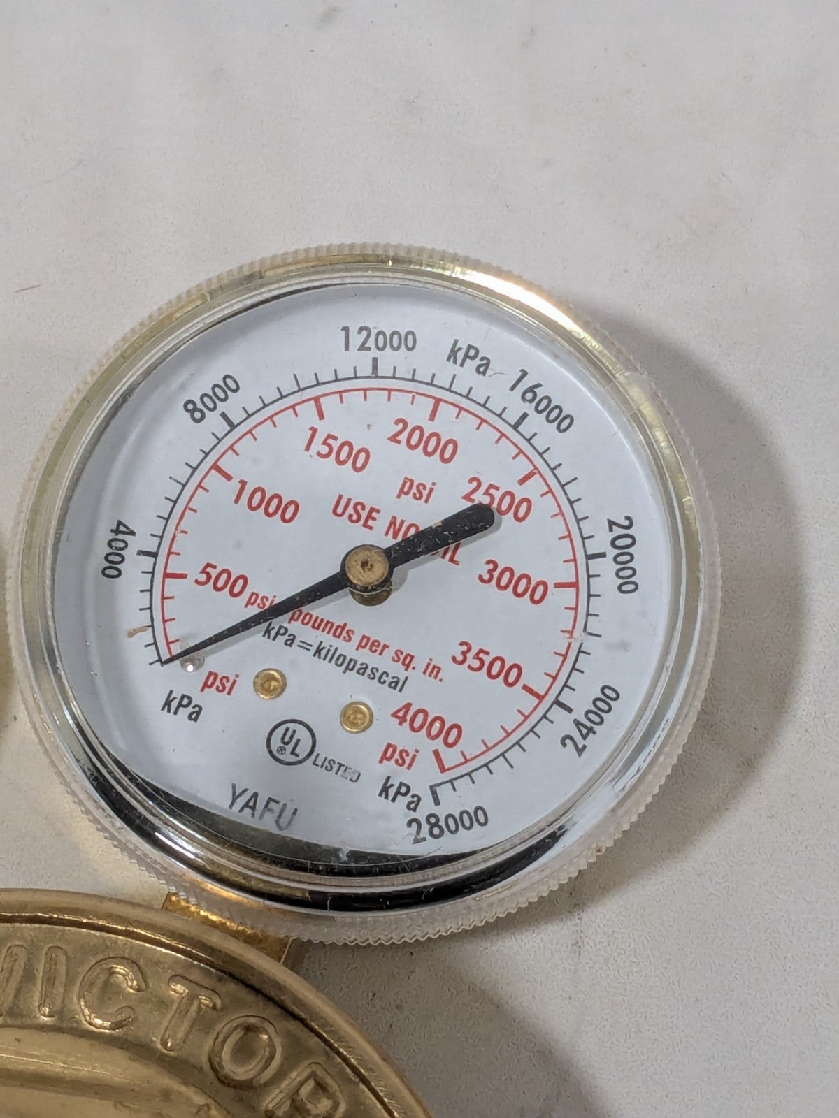 Victor Air & Oxygen Welding Regulator 540 CGA Inlet Connection 0781-0527