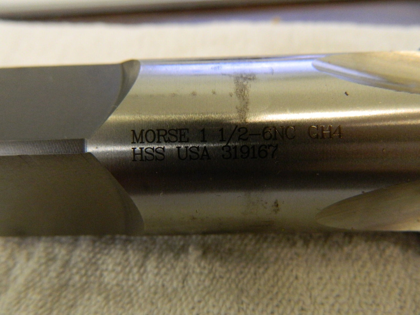 MORSE CUTTING TOOLS 11/26 H4 4FL HSS BRITE HAND PLUG TAP MT3732491