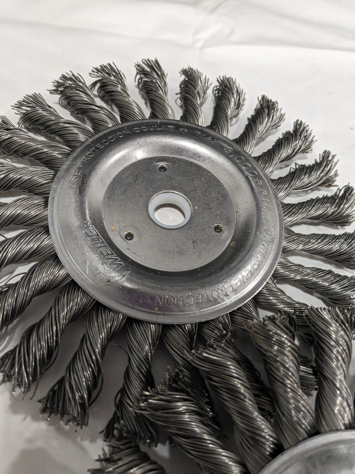 WEILER Wheel Brush: 6" Wheel Dia, 1/2" Face Width Qty 2 08105