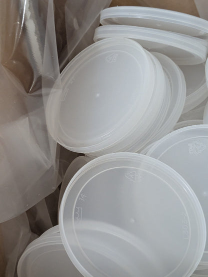 E-Z Mix 1/2 PINT WHITE 100/PK PLASTIC LID 70008L