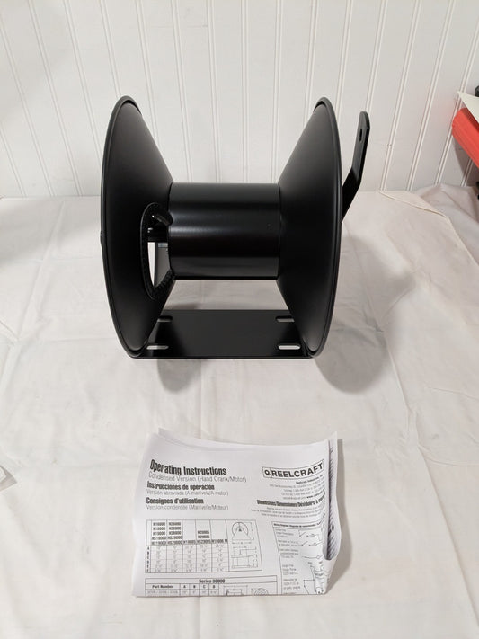 Reelcraft Hose Reel without Hose: 3/8" ID Hose, 50' Long, Hand Crank CU6050LN
