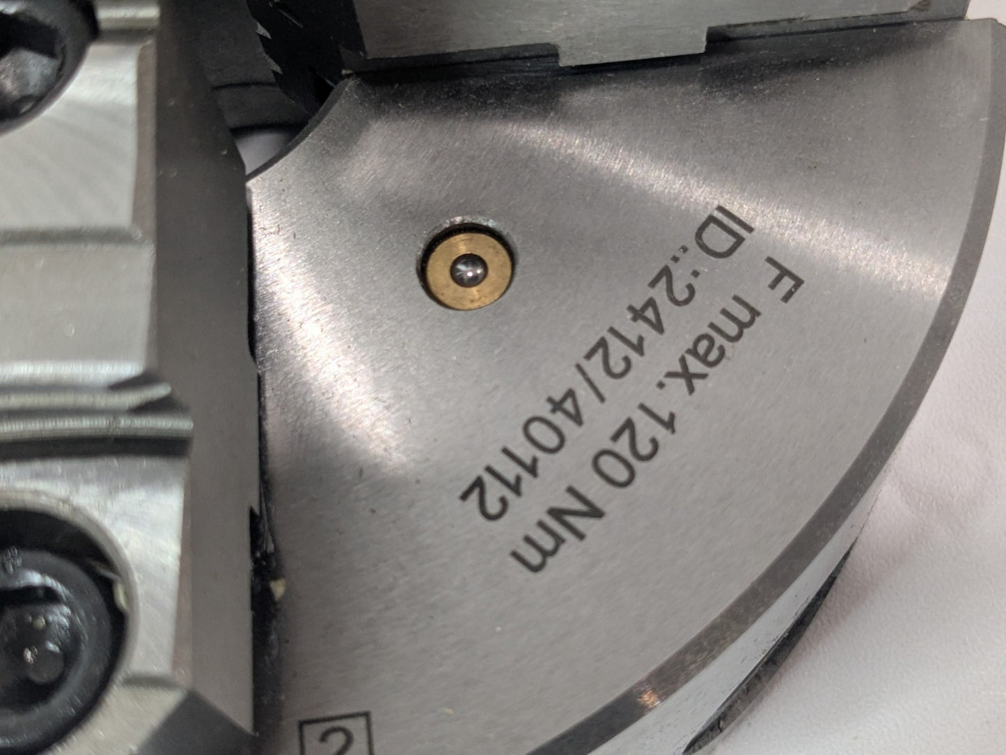Hertel 6" Semi-Steel 4 Jaw Self-Centering Lathe Chuck Plain Back 1-203-0600