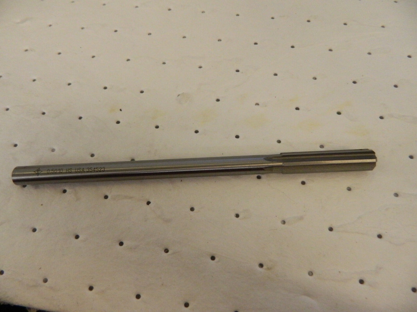 CLEVELAND Chucking Reamer: 0.501 Dia, 8 OAL HSS C26085