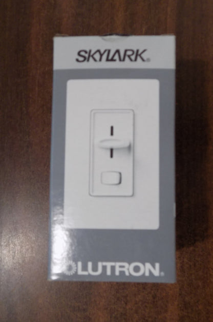 Lutron Skylark SF-103P-WH Single-Pole Preset Dimmer with On/Off Switch White