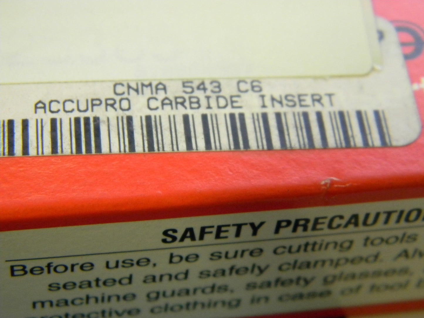 Accupro CNMA 543 C6 Carbide Inserts Qty. 10