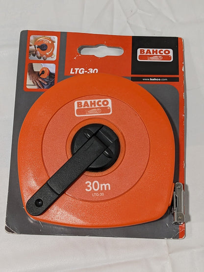 BAHCO METRIC LONG MEASURING TAPE WITH STEEL BLADE 30 M LTG-30