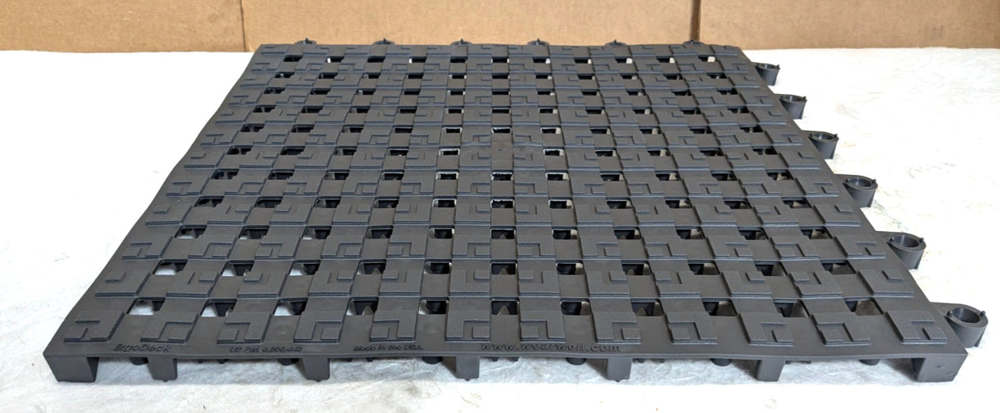 Wearwell Anti-Fatigue Modular Open Grid Mat  Dry/Wet Environment   18"   *10pc*