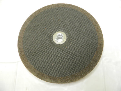 NORTON Depressed Center Wheel: Type 27, 9" Dia, Ceramic Qty 10 66253007014