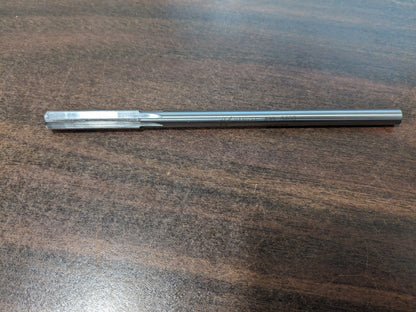 Chucking Reamer: 0.34" Dia, 6" OAL HSS Straight Shank 433-0.3400