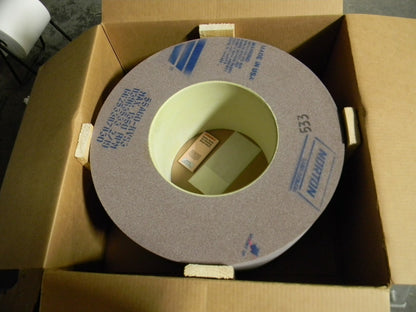 Norton Centerless Type 01 Straight Grinding Wheel 24" Diam. 10" Thick