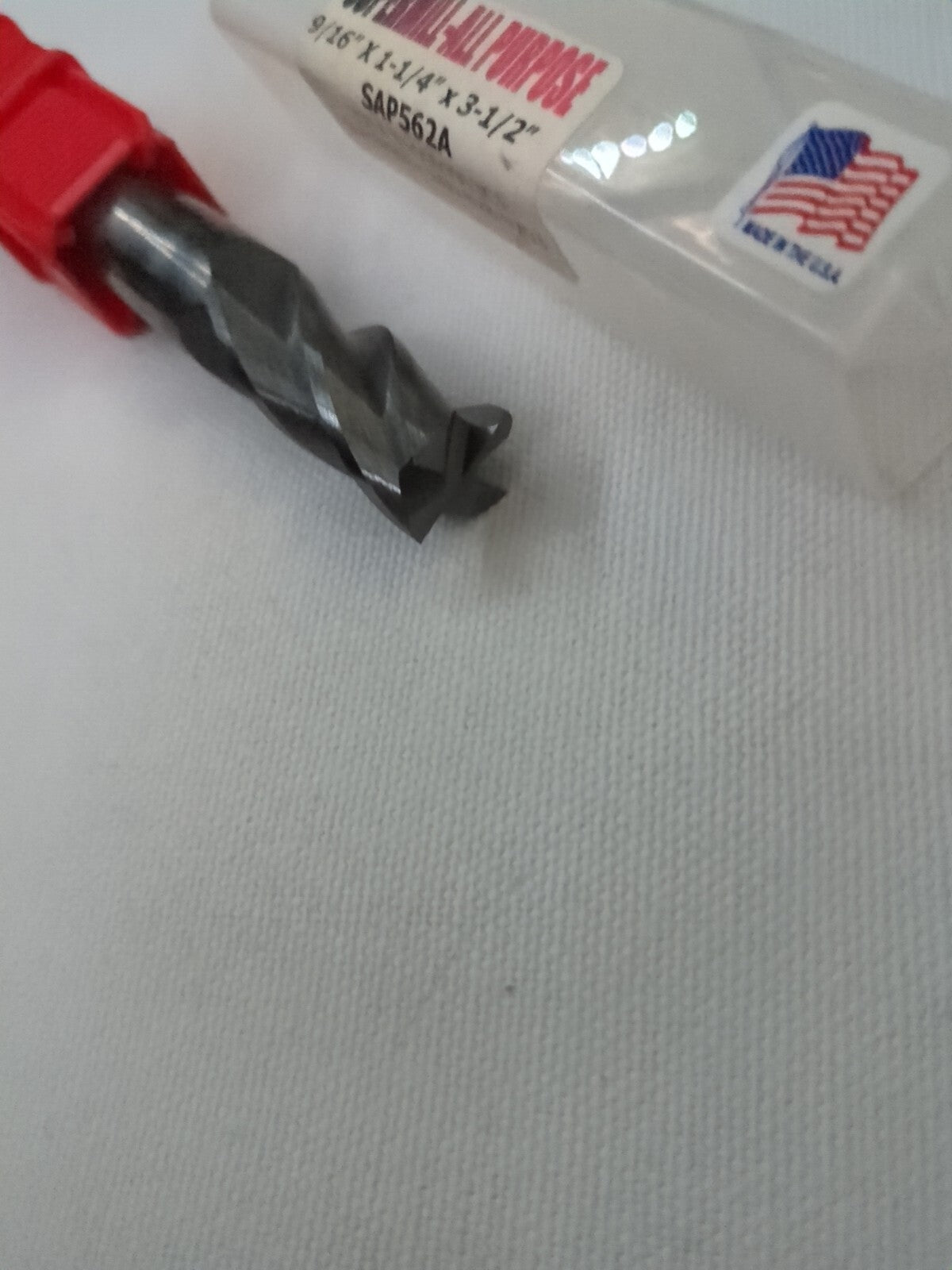 SUPERMILL Square End Mill: 9/16" Dia, 1-1/4" LOC, 4 Fl Solid Carbide S