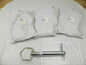 Zinc Plated Steel Pin Lock Hitch Pin 1" Pin Diam, 7" Long, Qty 4 -2525-7