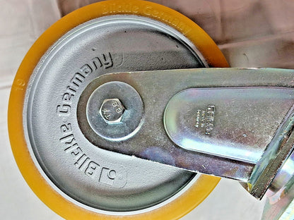 Blickle Extrathane Polyurethane Heavy Duty Twin Wheel Swivel Plate Caster 1646