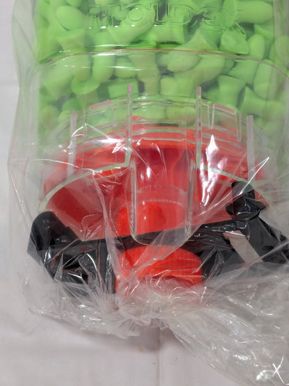 Moldex Earplug Dispenser Refill: 500Pr, Foam, Taper End Shape, 33dB 6645