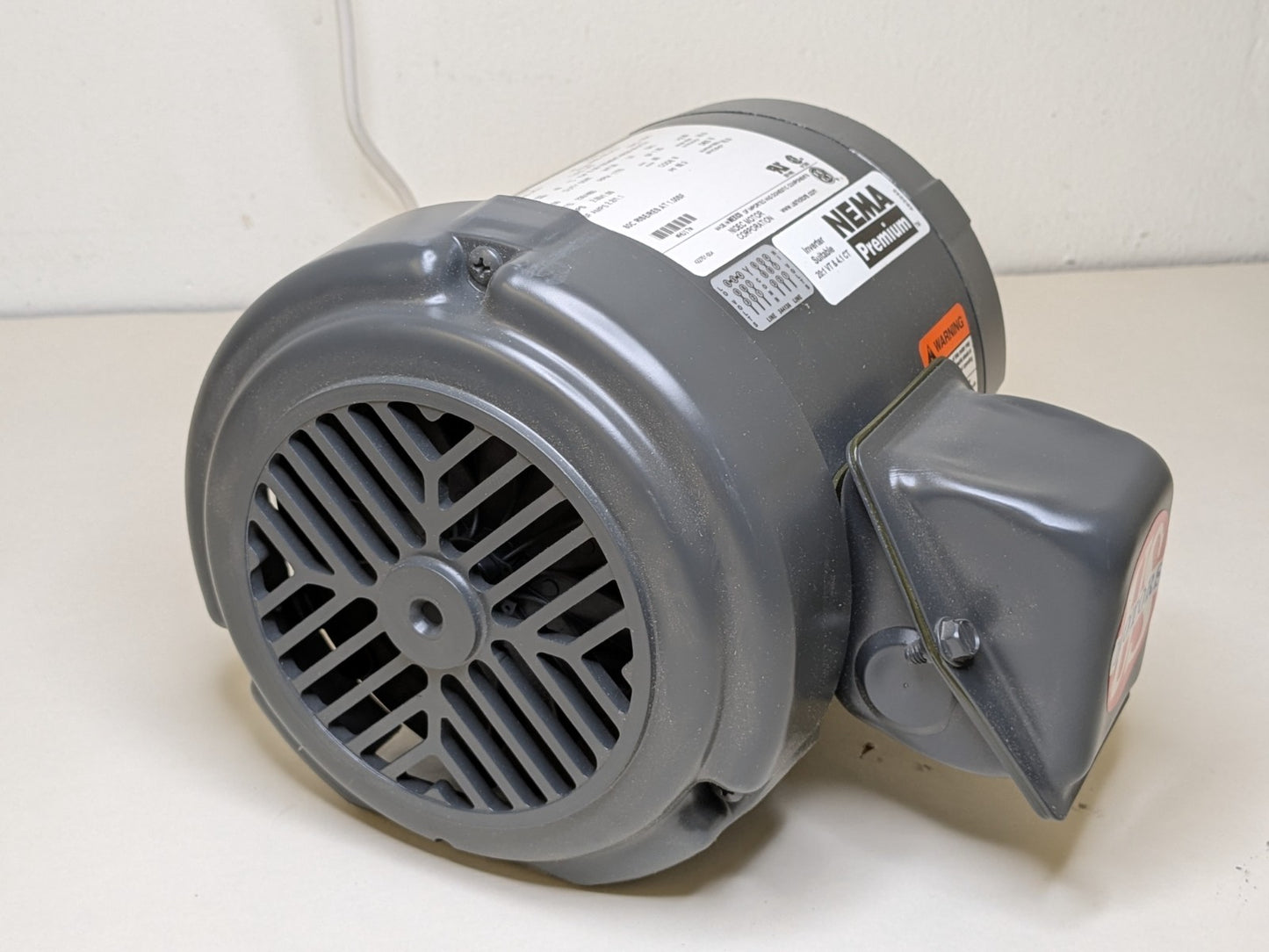 US Motors General Purpose AC Motor 1/2 HP 230/460v 3 Phase 1770 RPM 56C Frame