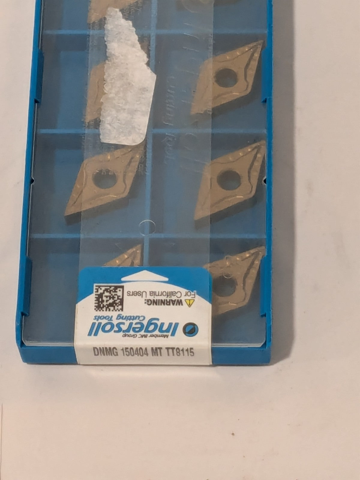 Ingersoll Carbide Milling Insert DNMG431MTTT8115 Qty 10 5518739