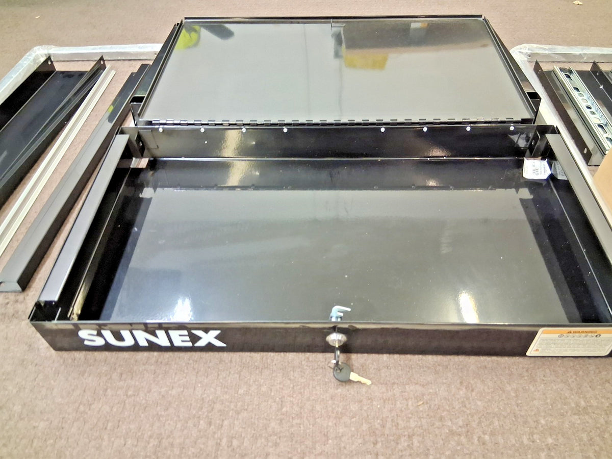 Sunnex Tools Steel Service Utility Cart 30" Long 16" Wide 8013ABK