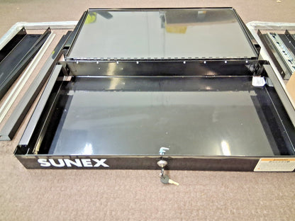 Sunnex Tools Steel Service Utility Cart 30" Long 16" Wide 8013ABK