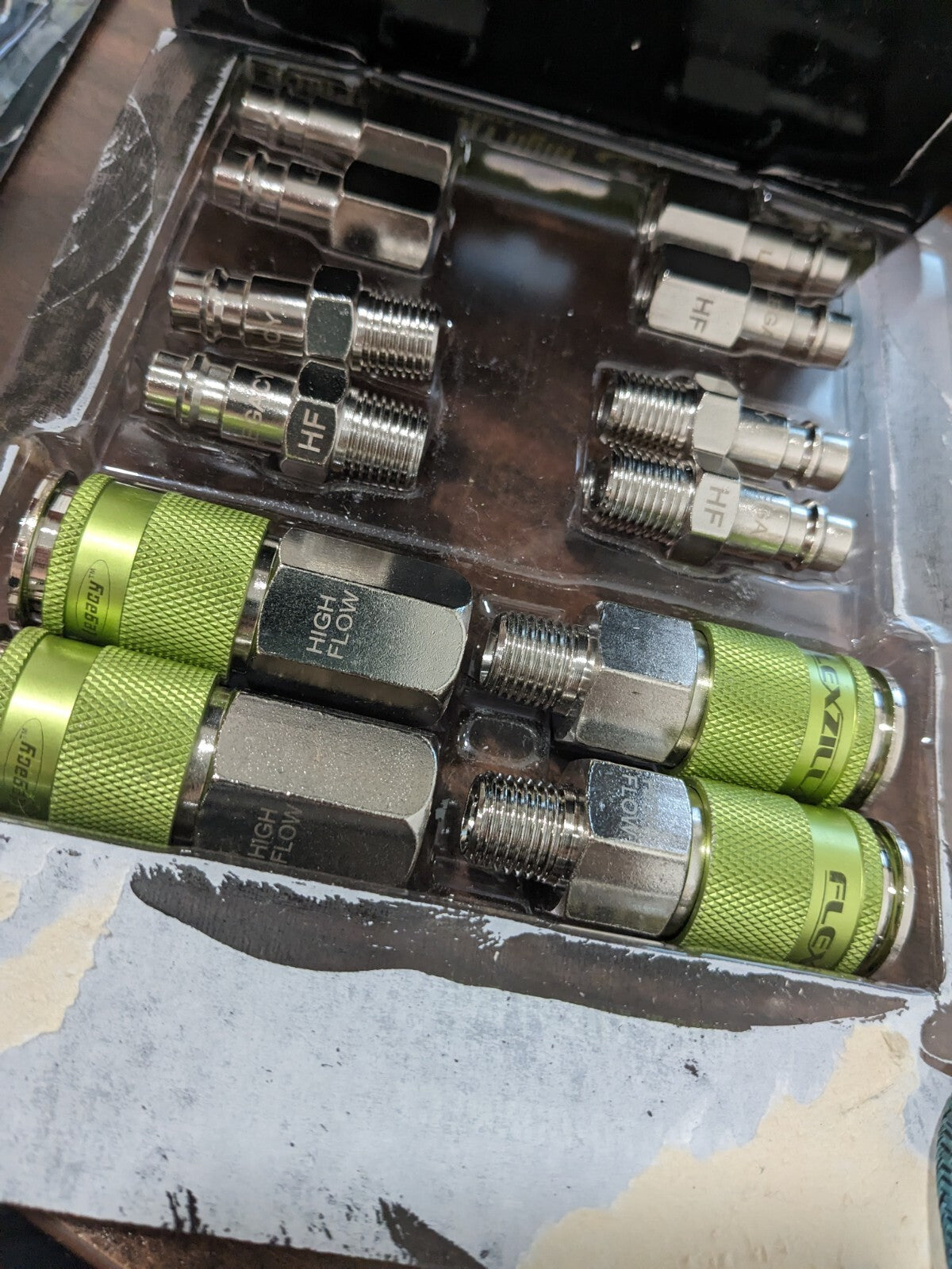 LEGACY 14 Piece 1/4" Body High Flow Pneumatic Coupling Plug Set A53458FZ