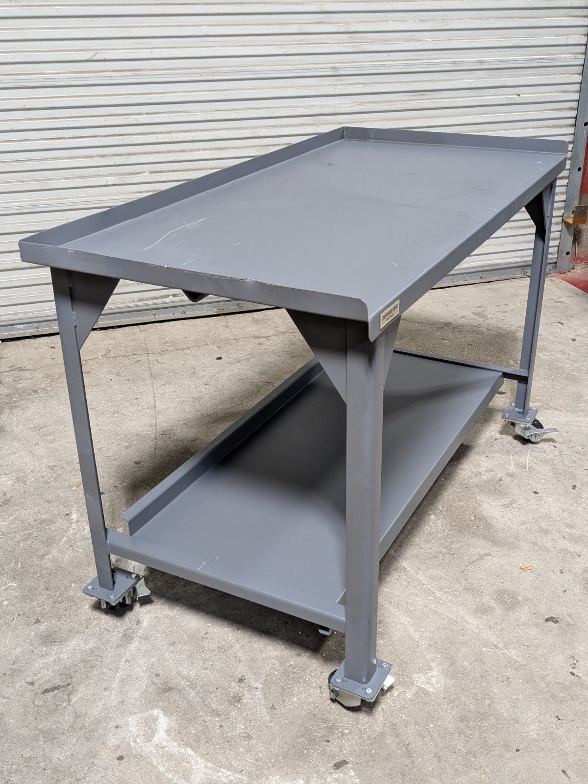 Durham Heavy Duty Mobile Work Bench 12 Ga. Steel 60" W x 30" D x 39" H