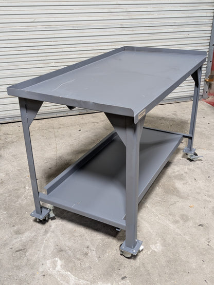 Durham Heavy Duty Mobile Work Bench 12 Ga. Steel 60" W x 30" D x 39" H