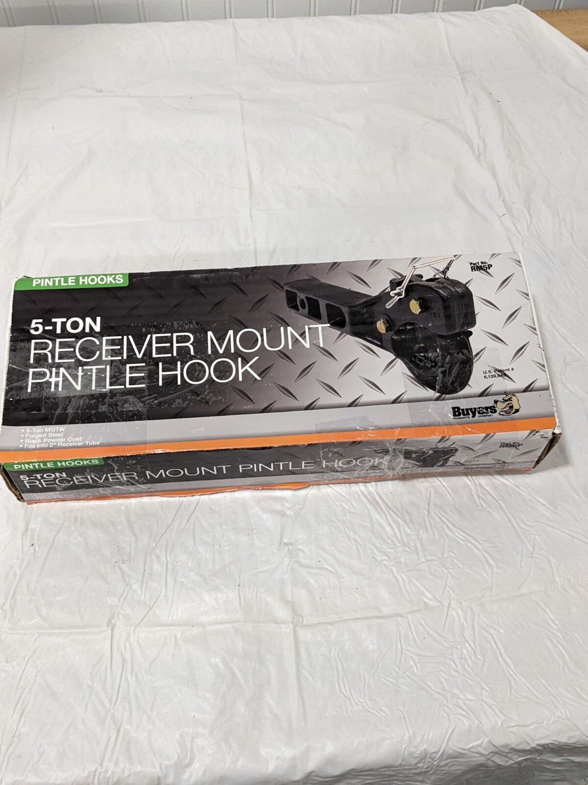 BUYERS PRODUCTS 10,000 Lb Capacity Receiver Mount Pintle Hook RM5P
