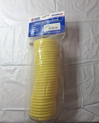 Coilhose Pneumatics Male SwivelCoiled & Self Storing Hose 25' Long N14-25B
