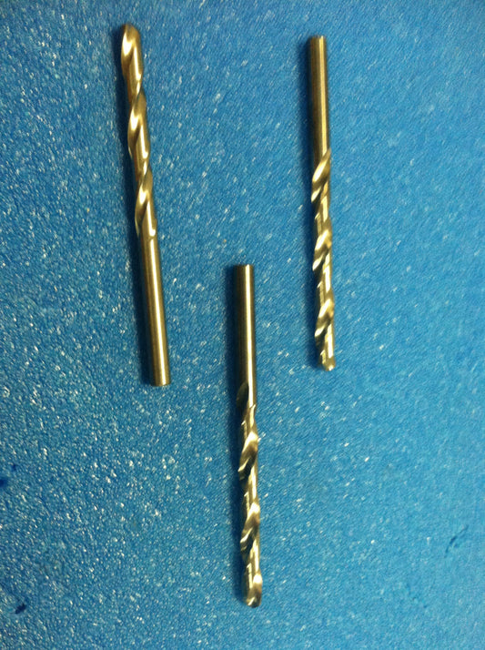 Hertel #79892279 No.17 118° Bright Finish Carbide Jobber Drill Lot of 3
