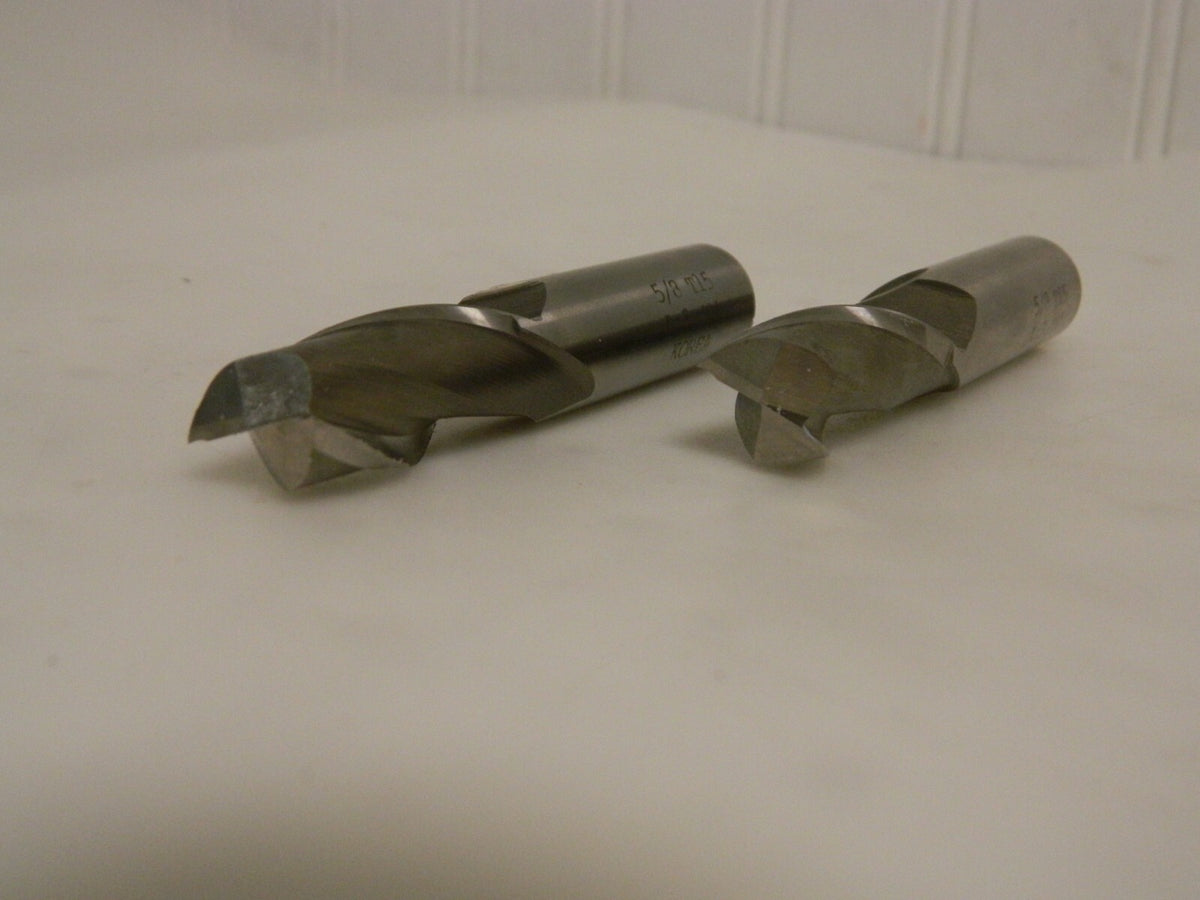 Precision End Mill 5/8" x 1-3/8" x 3-3/8" 42° HSS T-15 2FL Qty 2
