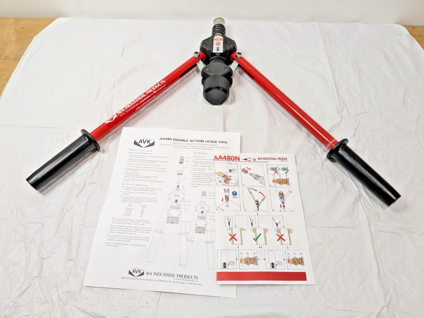 AVK Double Action Lever Tool ONLY W/O ACCESSORIES AA480N