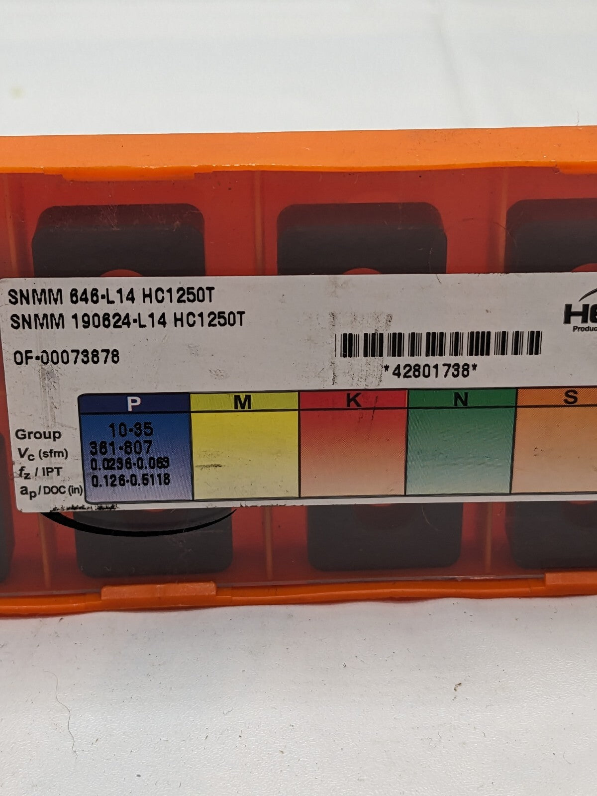 HERTEL Turning Insert: SNMM 646L14 HC1250T, Solid Carbide Qty 10 42801738