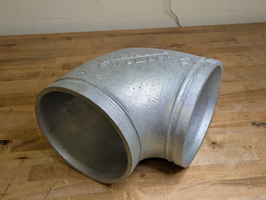 Victaulic Firelock 90 Degree Grooved Elbow 8 In. Galvanized 8/219.1 No. 001