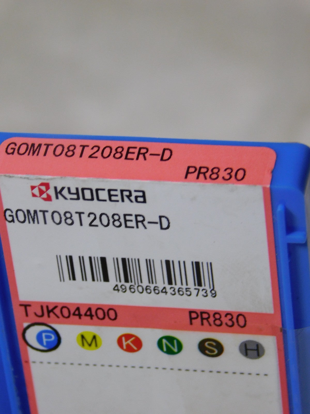Kyocera Carbide Turning Inserts GOMT08T208ER-D Grade-PR830 Qty 10 TJK04400