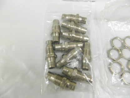 Parker Push-To-Connect Tube to Tube Fitting Bulkhead,  1/4" OD Qty 10 3616 56 00