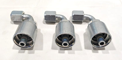 PARKER  Hydraulic Hose Female JIC Swivel Elbow  3/8 x 3/8 x 6mm KP81322 *QTY 3*
