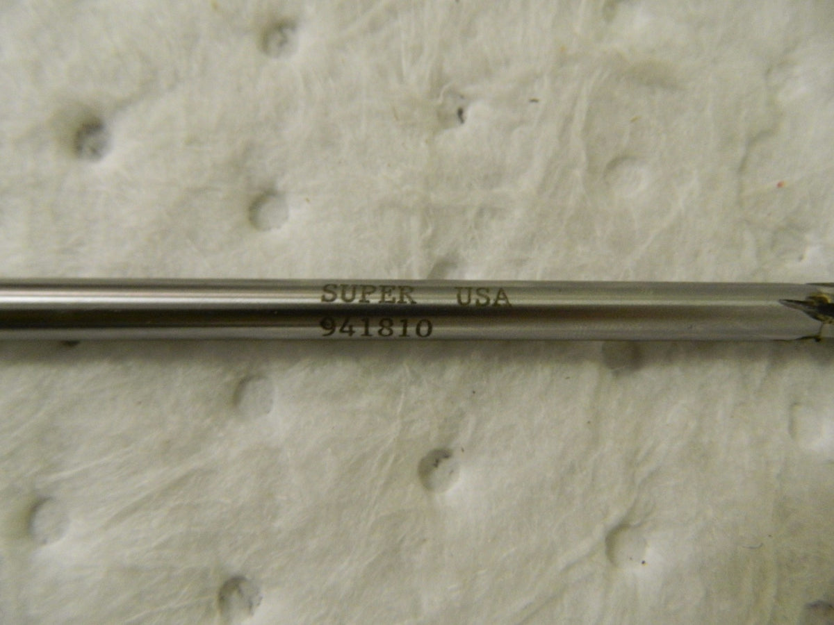 Super Tool Coolant Chucking Reamer 19/64" 4  HSS 941810