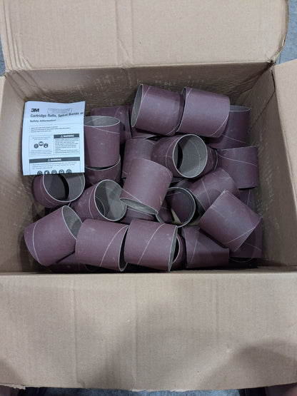 3M Cloth Spiral Band 3" X 3", 341D Grade P180 Box of 50 7100047021