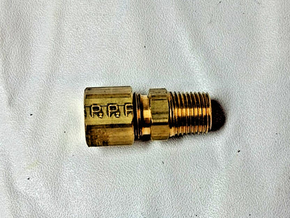 QTY15 Brass Compression Tube Connectors 1/4-18 1/4" 11056-A
