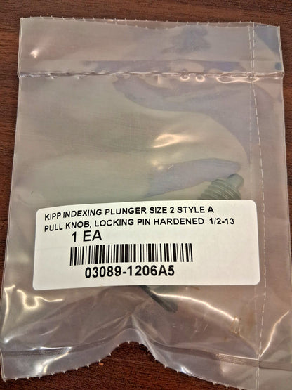 Kipp Hardened Locking Pin Knob Handle Indexing Plungers QTY2 K0338.1206A5