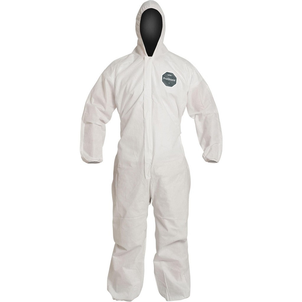 Dupont Disposable Coveralls Liquid, Splash & Abrasion Sz 2XL Qty 25 PB127SWH2X