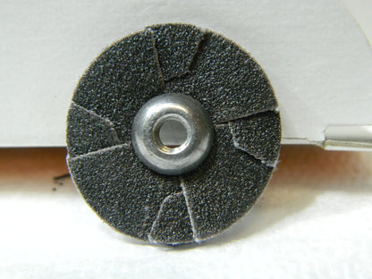 Standard Abrasives S/C Slotted Cloth Disc 1 in x 8-32 120 Grit Qty 100 727299