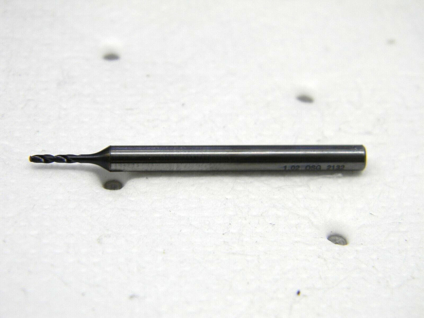 OSG Solid Carbide Micro Drill Bits QTY 5 0.0402" Dia 140 ° 3300102