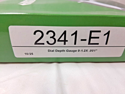 Insize Dial Depth Gage 1.2" Maximum Measurement 2341-E1